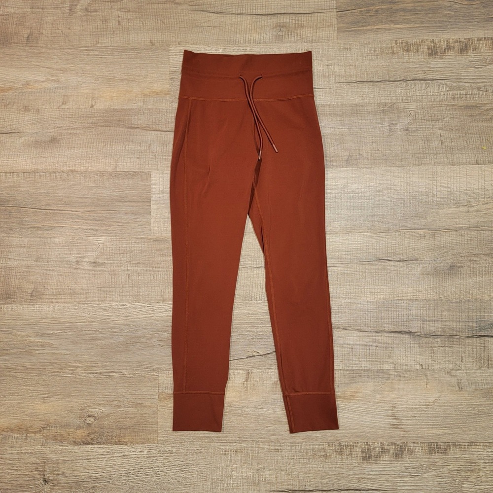Vuori Daily Jogger Marsala Rust Red High Rise Athletic Pants Women Small VW323
